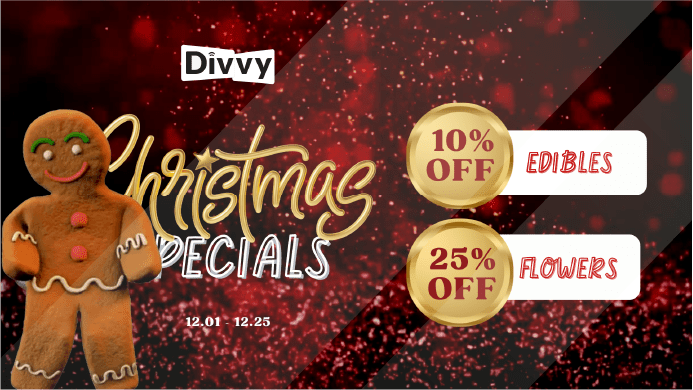 Christmas Specials Cannabis Promotion Landscape